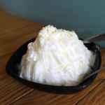 杏仁の氷がふわふわ