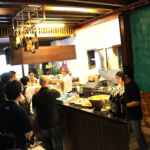 イタリアン料理のお店のオープンパーティに誘われ、シャンパンをいただいた